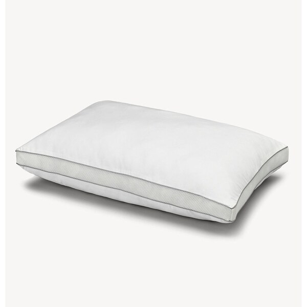 100% Cotton Mesh Gusseted Memory Fiber Pillow - King Size